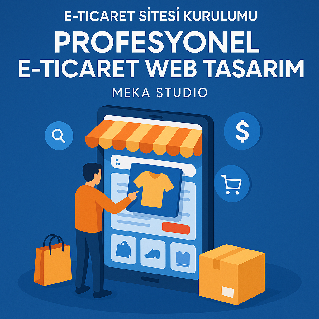 E-Ticaret Sitesi Kurulumu | Profesyonel E-Ticaret Web Tasarım | Meka Studio