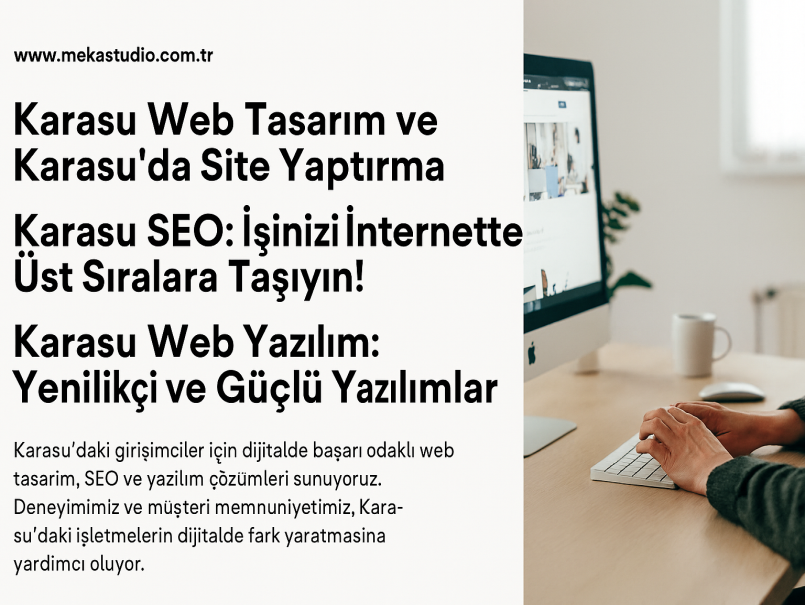 Karasu E-Ticaret Web Tasarım ve SEO ile Online Satışlarınızı Artırın